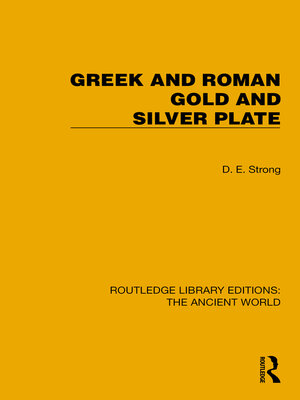 cover image of Greek and Roman Gold and Silver Plate